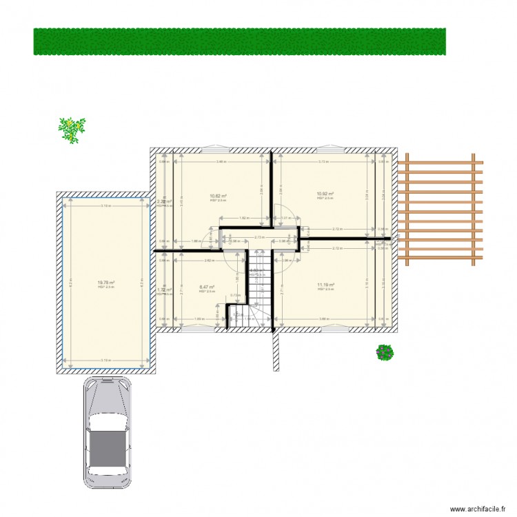 PROJET SCHERWILLER etage. Plan de 0 pièce et 0 m2