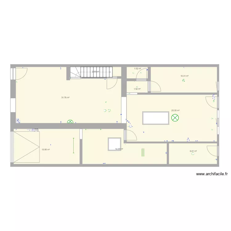 Bas maison début prise. Plan de Bas maison début prise. Plan de