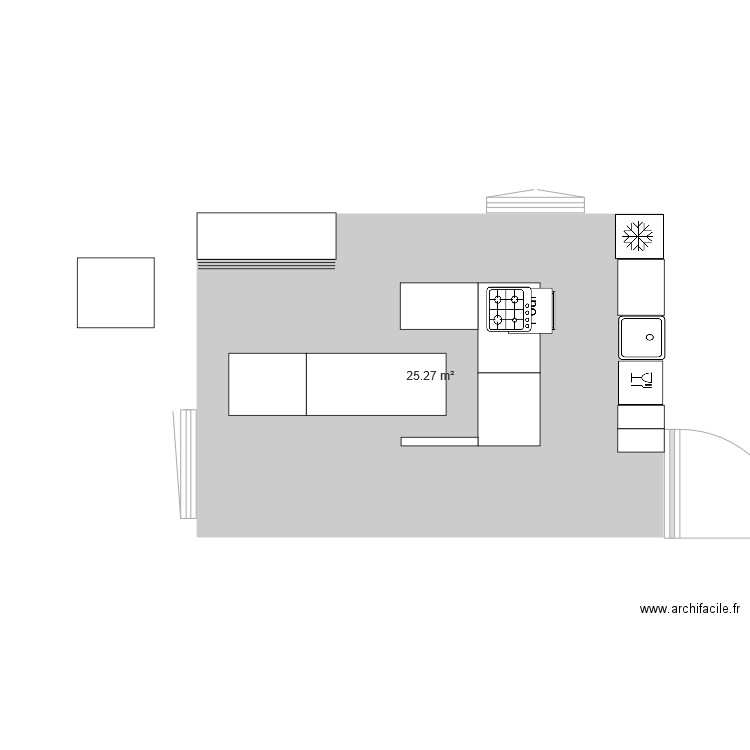 CUISINE 2. Plan de 0 pièce et 0 m2