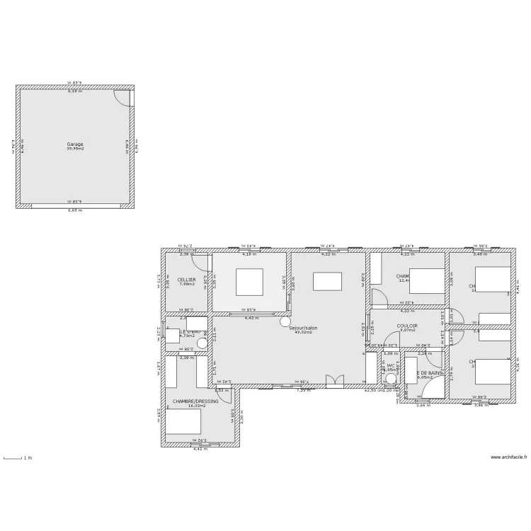Nouvelle maison 2. Plan de 