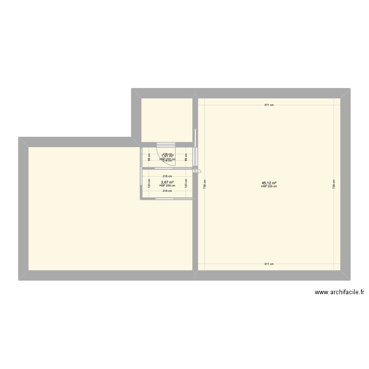 uii. Plan de 0 pièce et 0 m2