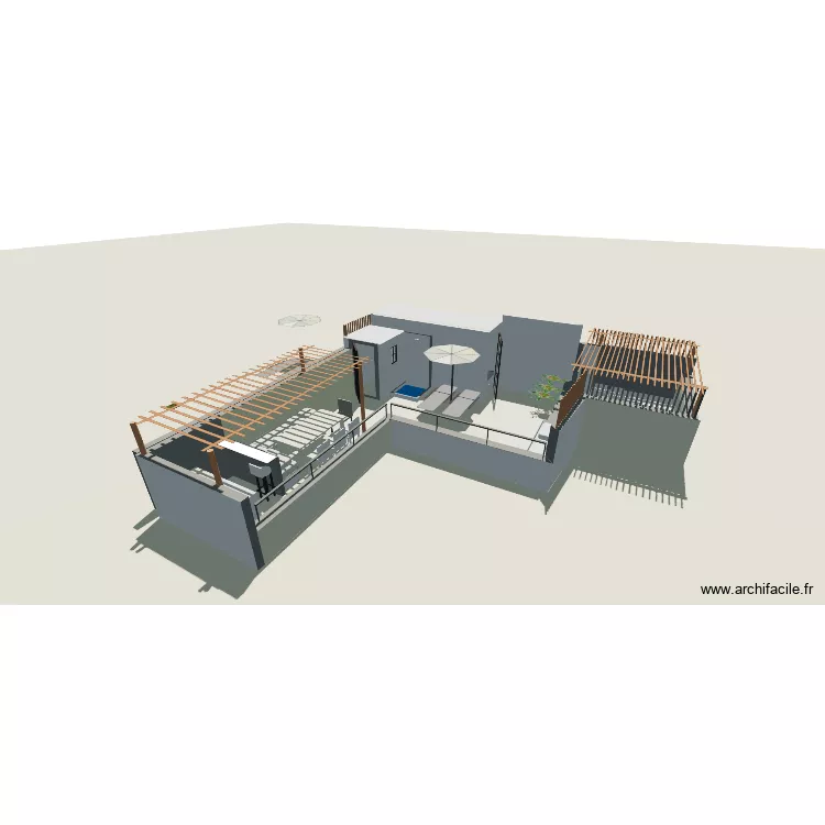 terrasse 3. Plan de 2 Pièces et 5 m² terrasse 3. Plan de 2 Pièces et 5 m²
