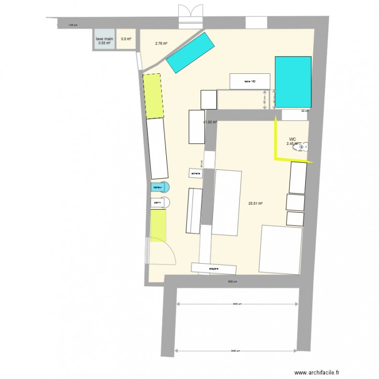  labo st palais3 sept 2016. Plan de 0 pièce et 0 m2