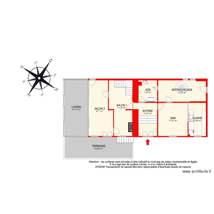 BI 6854 RDC. Plan de 0 pièce et 0 m2