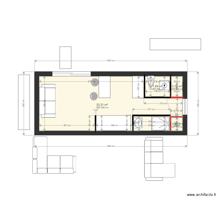 rico gm3. Plan de 0 pièce et 0 m2