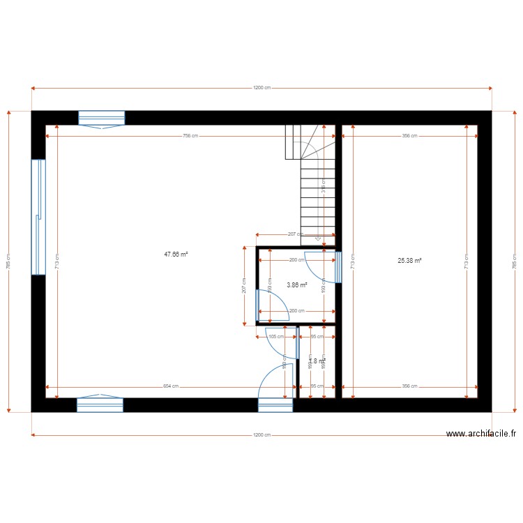 plan rougemont . Plan de 10 pièces et 136 m2