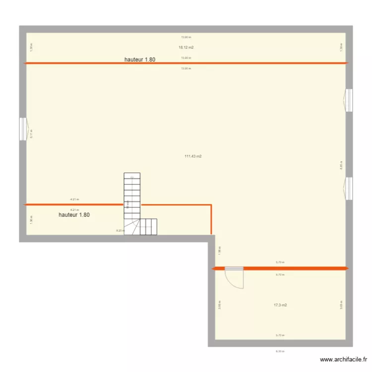 cavee leveque pln de masse rez de chauss&eacute;e 3 APPART. Plan de 