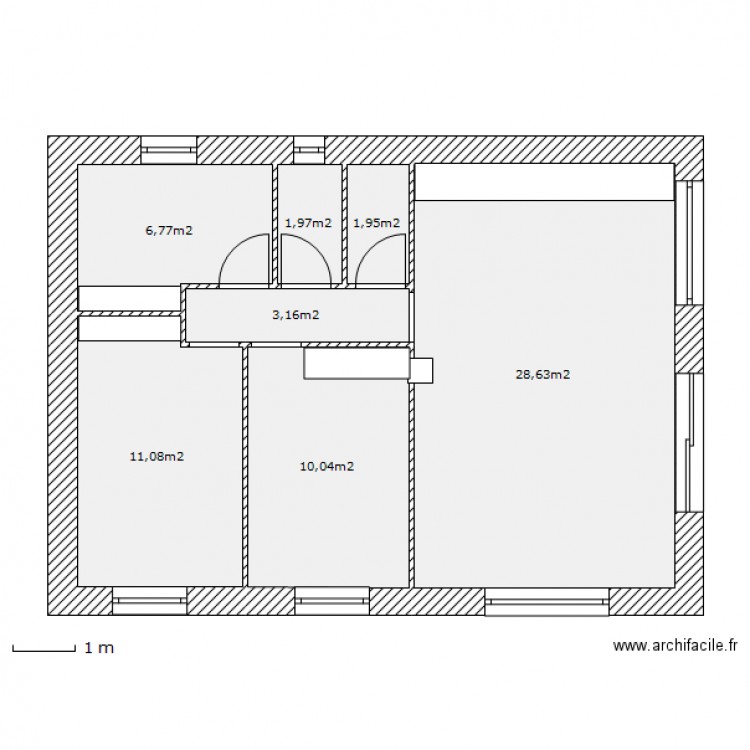 grange1. Plan de 0 pièce et 0 m2