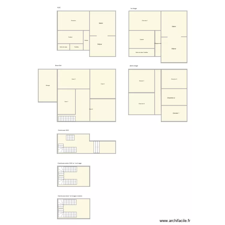 GORON THERESE. Plan de 