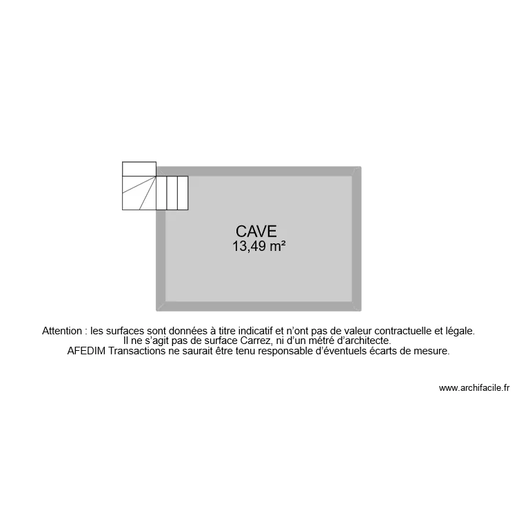 BI 10105 CAVE . Plan de 