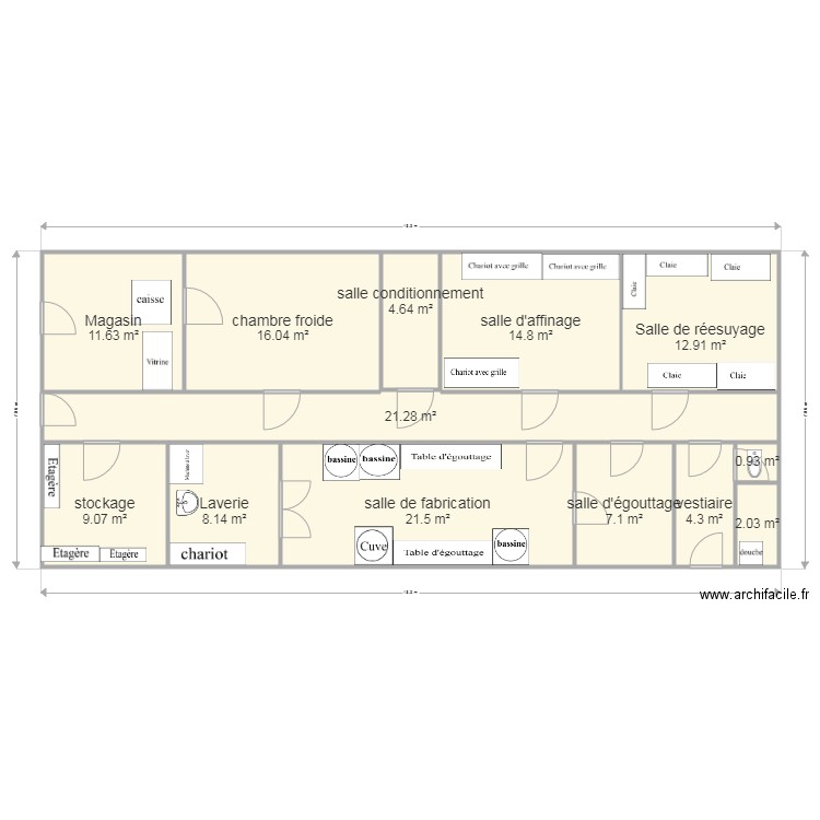 Local transfo 21. Plan de 0 pièce et 0 m2