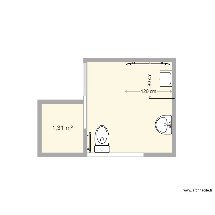 Henry projet SDB 3. Plan de 0 pièce et 0 m2