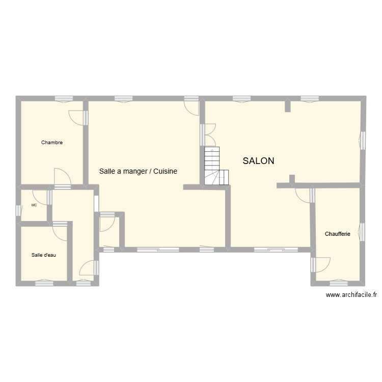essai 1. Plan de 7 pièces et 149 m2