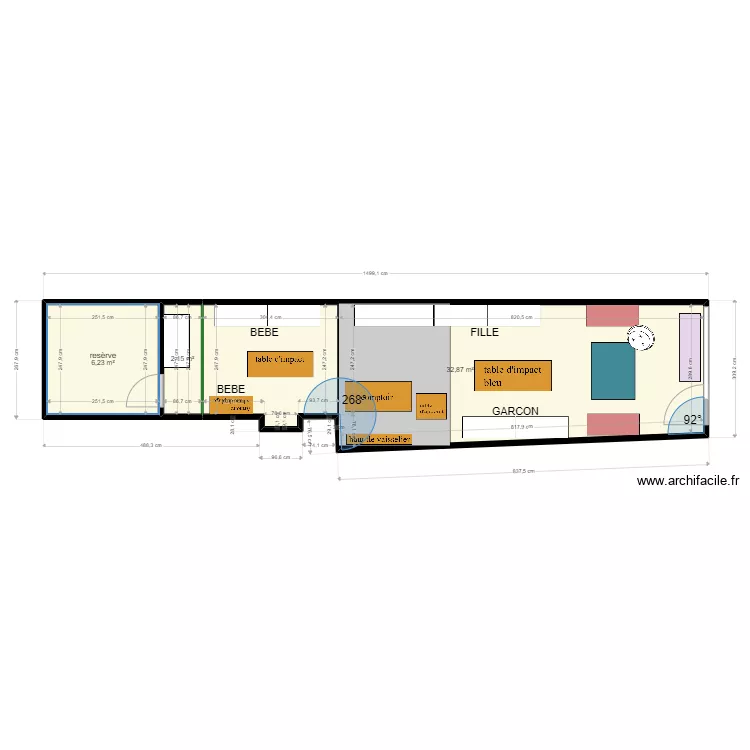 A et les P LILLE sols. Plan de 