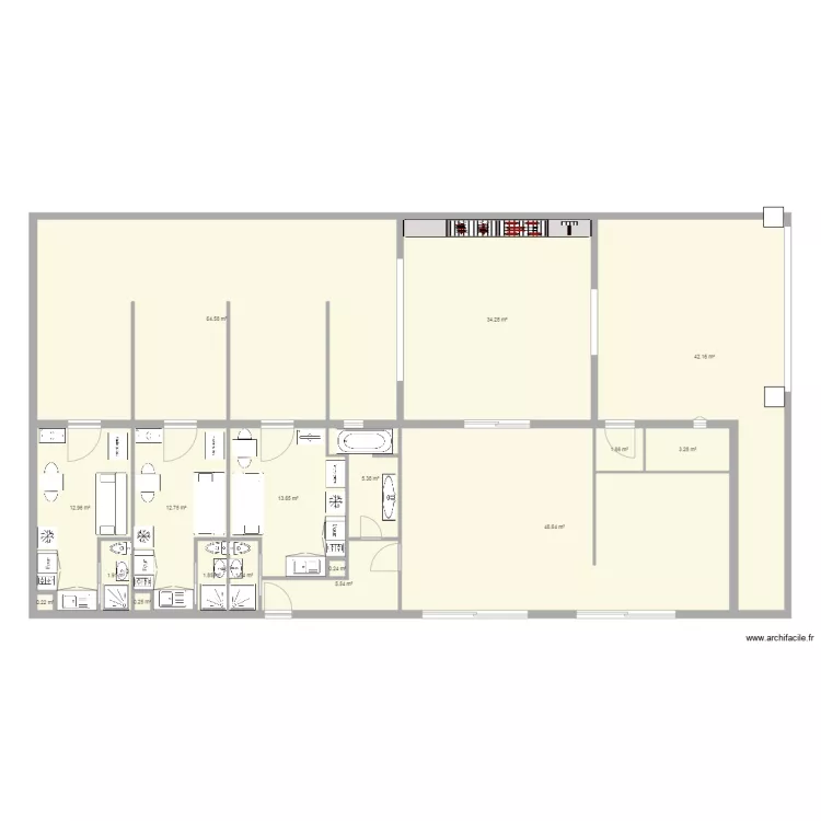 LOCATION 3 STUDIOS. Plan de 