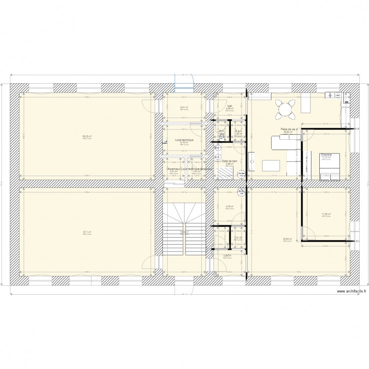 PROJET RESIDENCE SENIOR QUARTIER DE VIE. Plan de 0 pièce et 0 m2