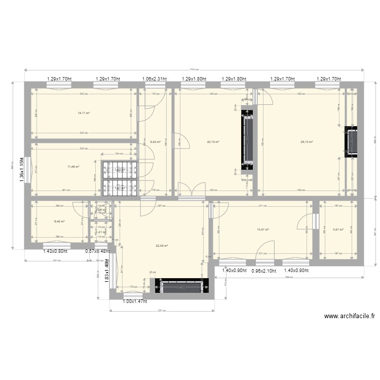 Bernadette. Plan de 0 pièce et 0 m2