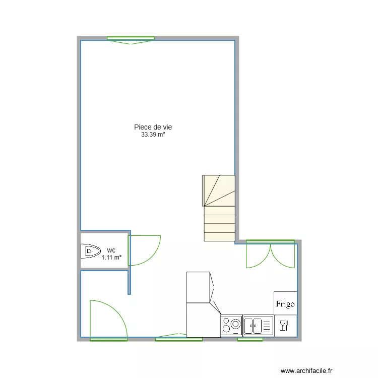 RDC modification. Plan de 