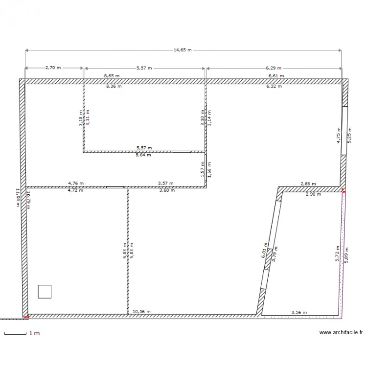 Esquiisse Villejuif. Plan de 0 pièce et 0 m2