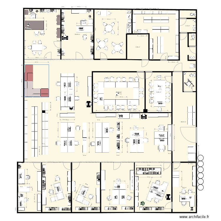 awans2d modif asbl. Plan de 0 pièce et 0 m2