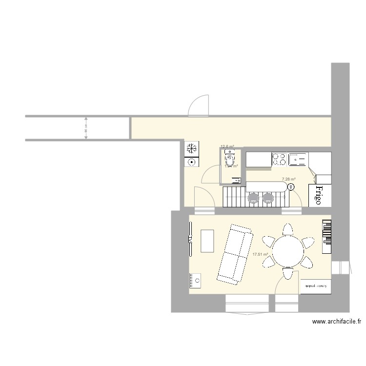 RDCMontceyNousProjet2. Plan de 0 pièce et 0 m2