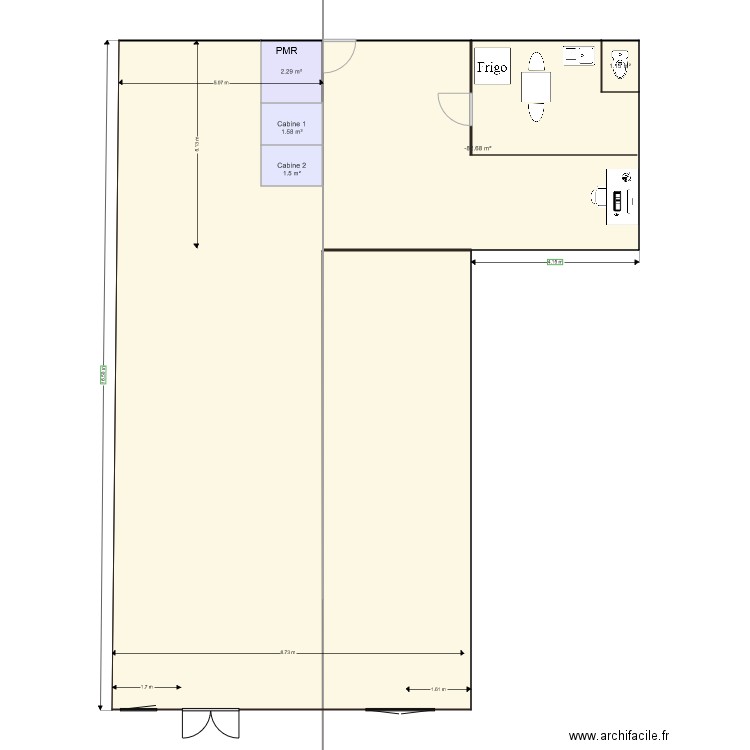 MAGASIN 2. Plan de 0 pièce et 0 m2