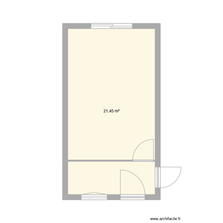 garage avant modification. Plan de 0 pièce et 0 m2