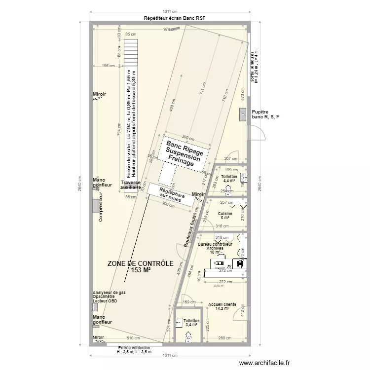 CCT VL MCT  SEVRE MOINE. Plan de 