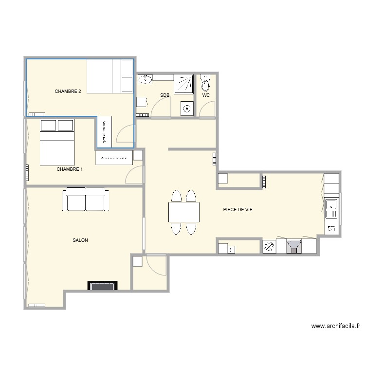 MATHILDE LECHEVALIER. Plan de 0 pièce et 0 m2