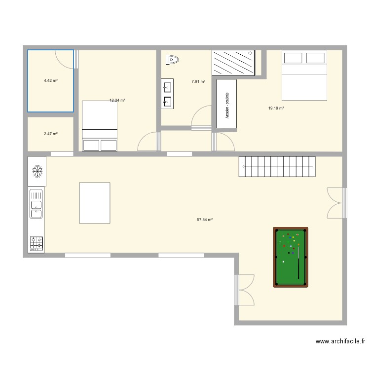 Hauteur Lezarde Modif 1. Plan de 0 pièce et 0 m2