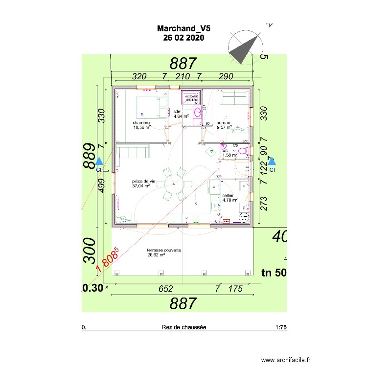 MARCHAND. Plan de 0 pièce et 0 m2