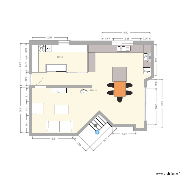 pan rch raph 6. Plan de 0 pièce et 0 m2