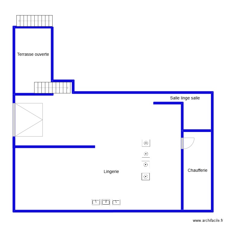 lingerie. Plan de 0 pièce et 0 m2