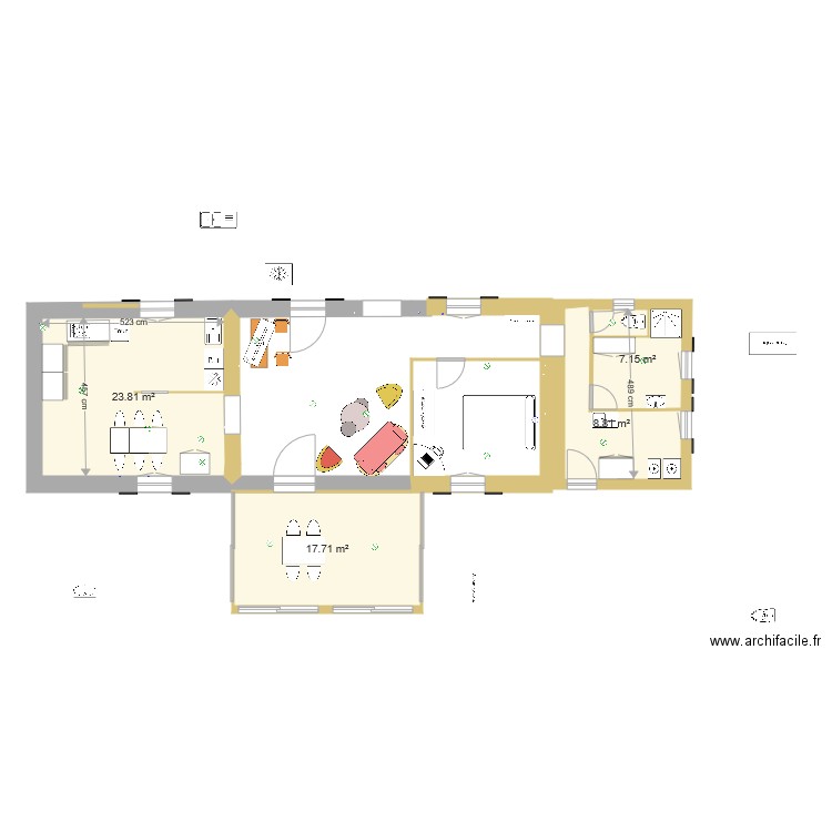 maison lavignassecuisinebis. Plan de 0 pièce et 0 m2