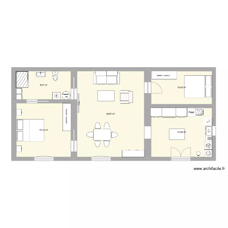 plan logement gardien . Plan de 