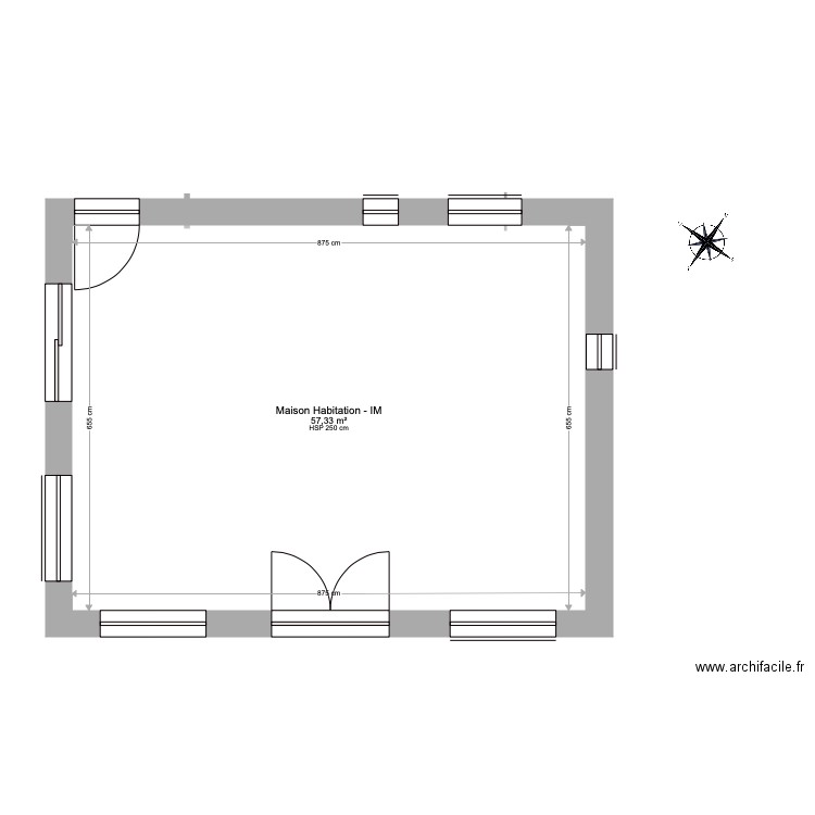 R2 . Plan de 0 pièce et 0 m2