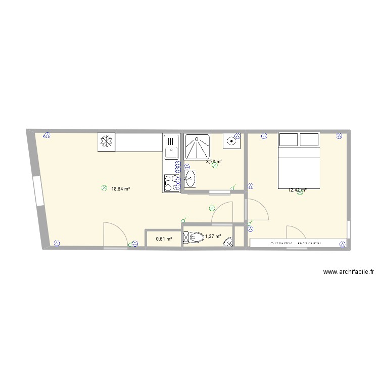 fheo. Plan de 0 pièce et 0 m2