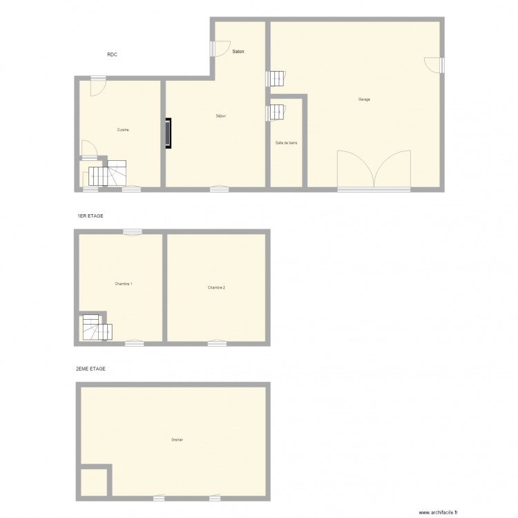 GANDOUIN  2. Plan de 0 pièce et 0 m2