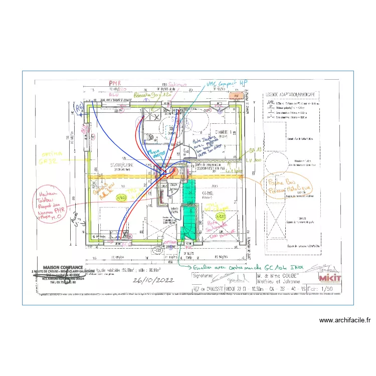 Plan GOUBET Hydraulique. Plan de 