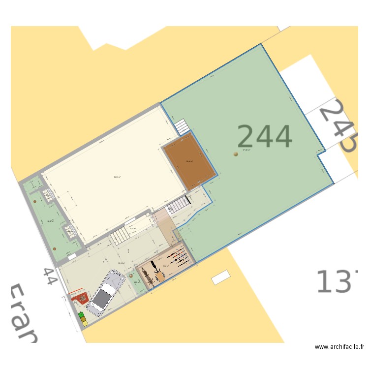 Extérieur Franklin V3.1. Plan de 12 pièces et 377 m2