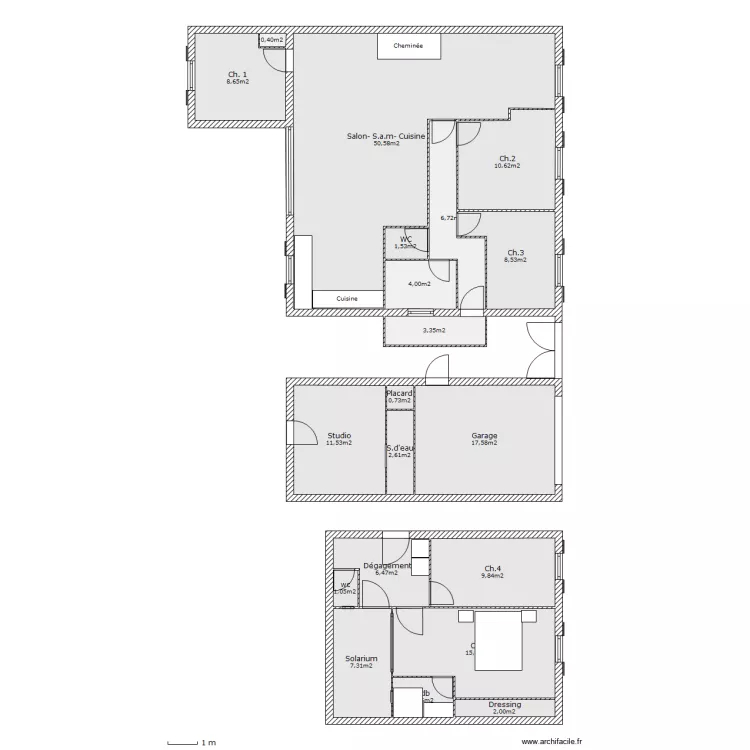 72, imp boheme, etage 3. Plan de 72, imp boheme, etage 3. Plan de