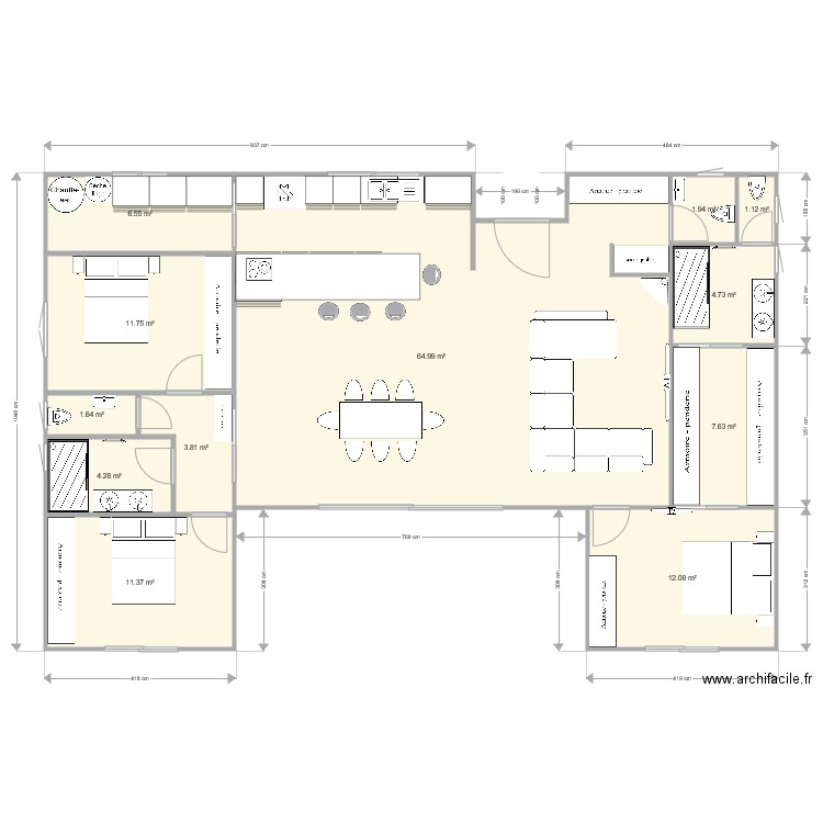 LUIGI prefere. Plan de 0 pièce et 0 m2