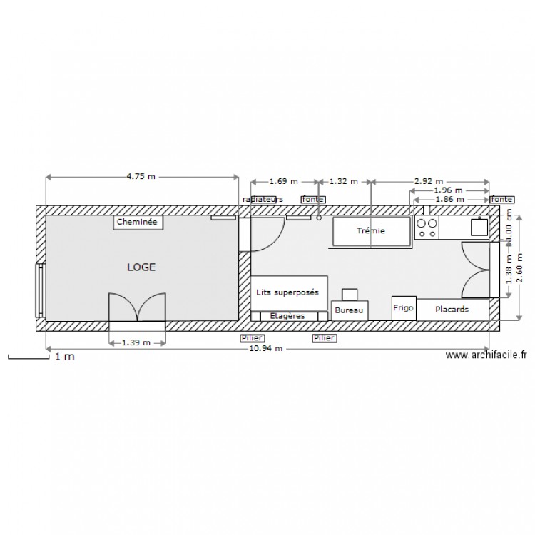 Projet 2 RdC. Plan de 0 pièce et 0 m2