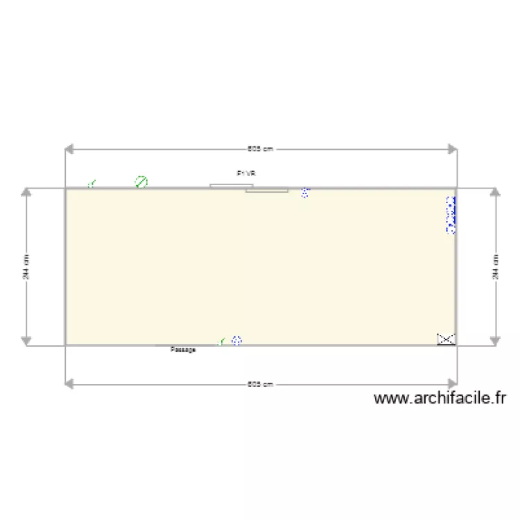 SDIS 83 PORQUEROLLES. Plan de 