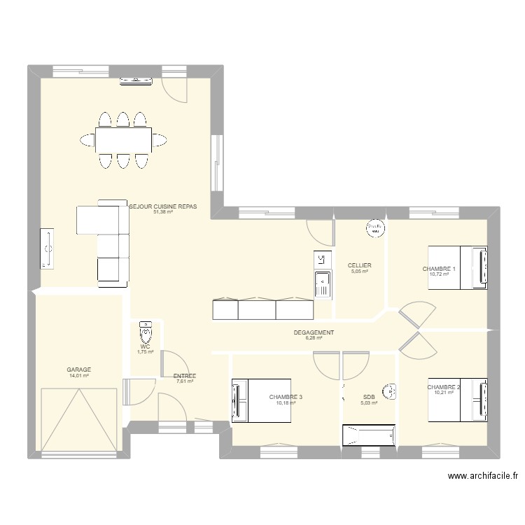 Anna. Plan de 0 pièce et 0 m2