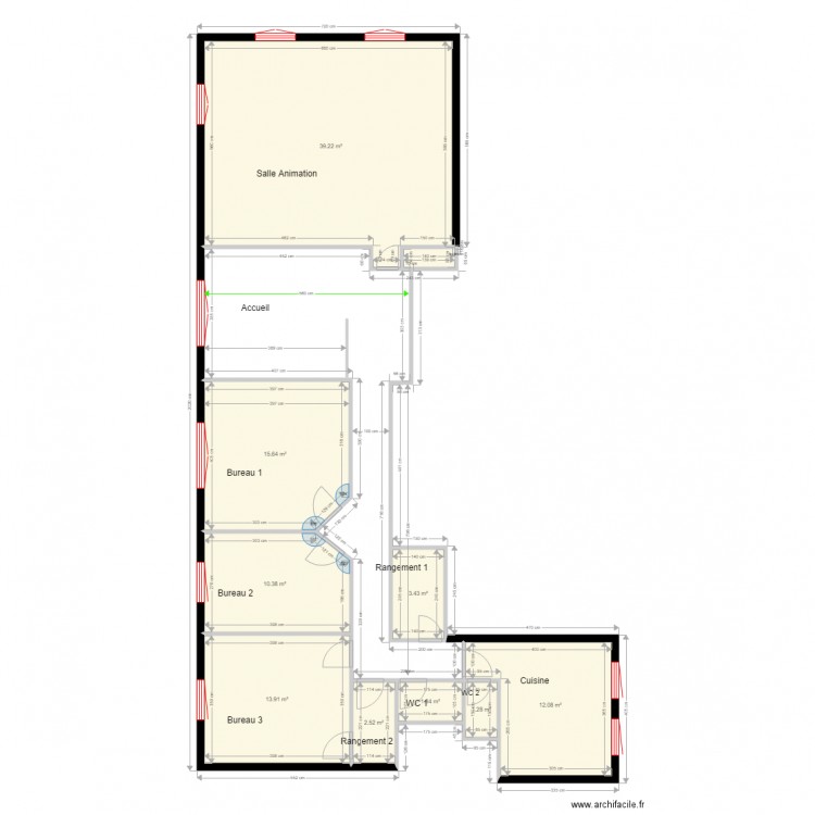 CASIN RDC B. Plan de 0 pièce et 0 m2