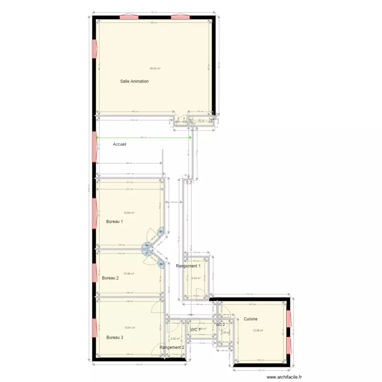 CASIN RDC B. Plan de 