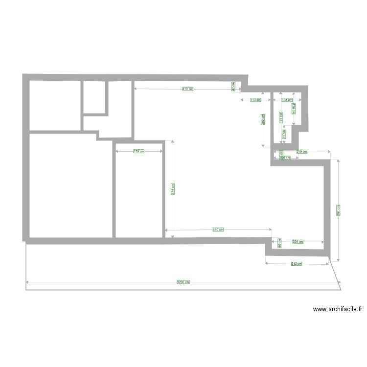 AppartementBB1. Plan de 0 pièce et 0 m2