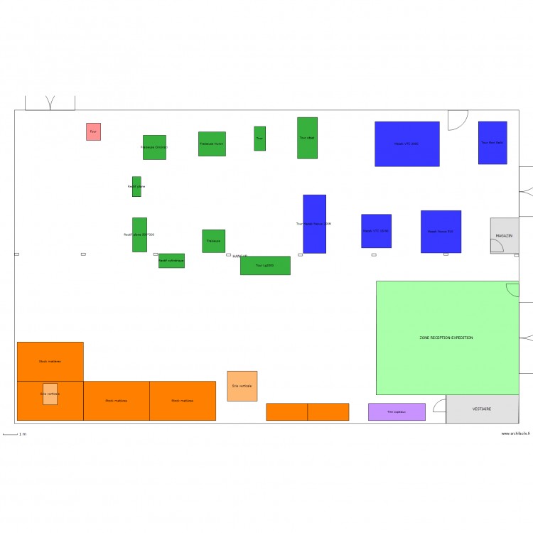 Atelier MECA PJA. Plan de 0 pièce et 0 m2