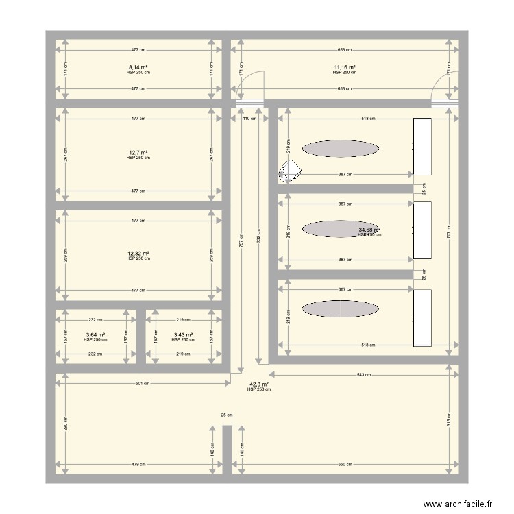 Idee 4. Plan de 0 pièce et 0 m2